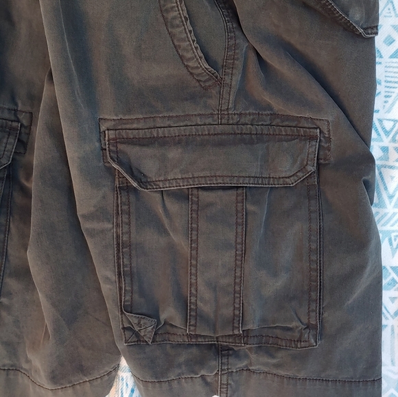 Summer Comfort 👍 Tommy Hilfiger Comfy Slate Cargo Shorts 38 - Picture 3 of 5